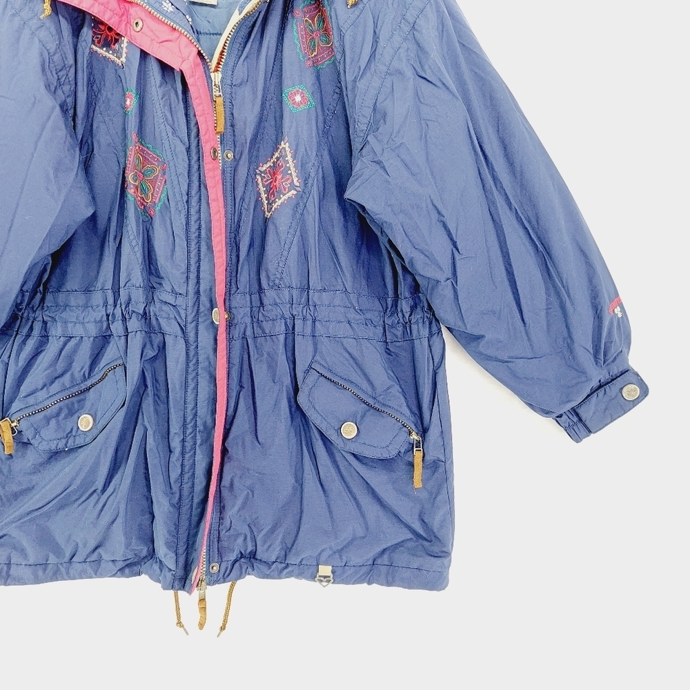 Obermeyer Blue Long Sleeve Full Zip Jacket Z15 - Picture 3 of 9